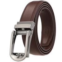 HKM-149843 Reversible Pull Buckle Casual Leather Belt - Model LY33-23425-1