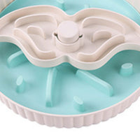 HKM-419027 Interactive Pet Feeding Mat - Rotating Game Board with Anti-Choke Silica Gel Pad