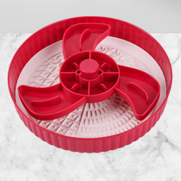 JMT-690698 Interactive Pet Feeding Mat - Rotating Game Board with Anti-Choke Silica Gel Pad