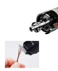 HKM-742163 Rechargeable Electric Shaver with Barber Scissors - 5W Power, 60 Minutes Use Time