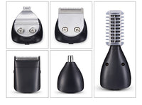 HKM-742163 Rechargeable Electric Shaver with Barber Scissors - 5W Power, 60 Minutes Use Time