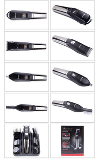 HKM-742163 Rechargeable Electric Shaver with Barber Scissors - 5W Power, 60 Minutes Use Time