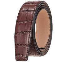 HKM-427795 Genuine Leather 3.8CM Colourful Punching Belt - Versatile Fashion Accessory