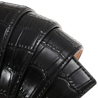 HKM-427795 Genuine Leather 3.8CM Colourful Punching Belt - Versatile Fashion Accessory