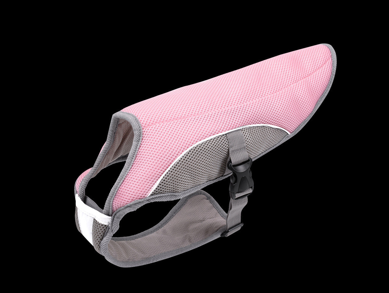 HKM-895955 Dog Cooling Vest in Casual Style - Available in Orange, Pink, and Blue, Sizes S to 2XL