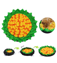 HKM-734547 Pet Sniffing Mat for Dogs - Interactive Slow Feeding Blanket with Soft Polar Fleece and Felt Fabric