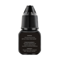 HKM-070355 Professional Eyelash Extension Adhesive - Black, 10 Months Shelf Life, 2.5CM x 5CM