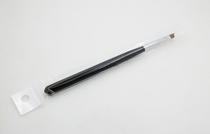 HKM-518867 Black Floral Nail Art Pen for Half Moon French Design