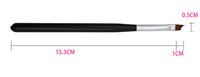 HKM-518867 Black Floral Nail Art Pen for Half Moon French Design