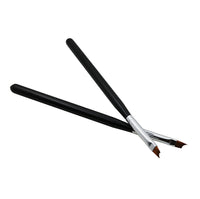 HKM-518867 Black Floral Nail Art Pen for Half Moon French Design