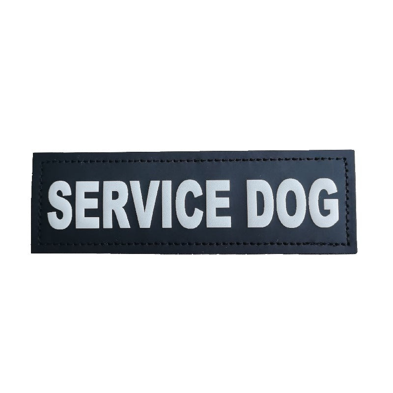 HKM-458579 Pet Dog Chest Strap Sign with DO NOT PET Sticker in Black and White