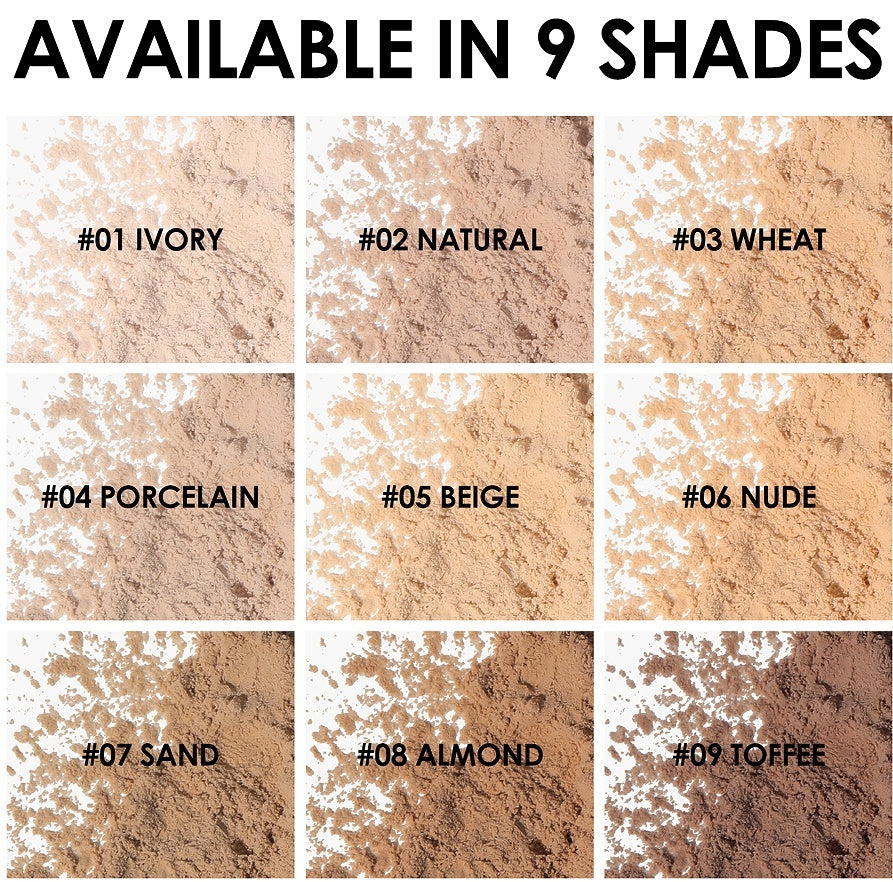 HKM-619155 Long-lasting Face Powder for Makeup Finishing and Oil Control