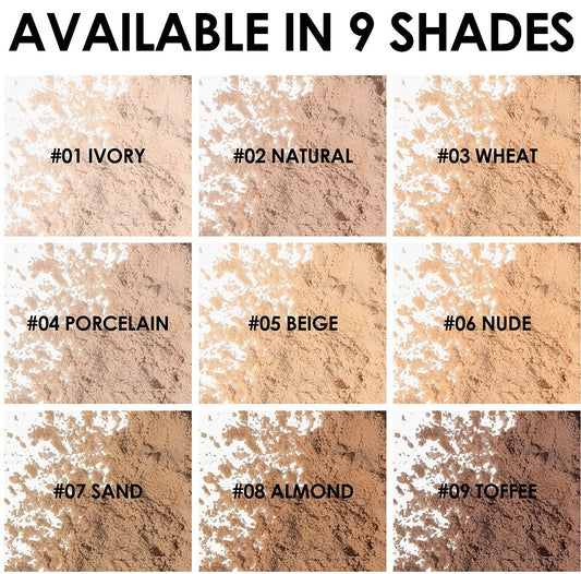 HKM-619155 Long-lasting Face Powder for Makeup Finishing and Oil Control