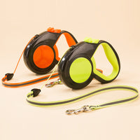 HKM-359955 Reflective Automatic Dog Leash - Ergonomic Non-Slip Handle, 3m/5m/8m Options for Various Dog Sizes