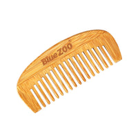 HKM-429651 Bamboo Crescent Portable Hairdressing Comb - Anti-static Wooden Massage Comb (10-15CM)