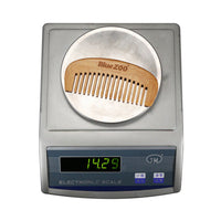 HKM-429651 Bamboo Crescent Portable Hairdressing Comb - Anti-static Wooden Massage Comb (10-15CM)