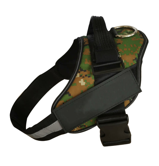 HKM-424659 Personalized No Pull Reflective Breathable Adjustable Dog Harness for Small to Large Dogs