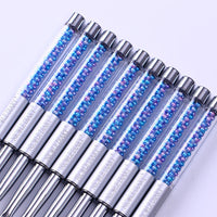 HKM-985619 10-Piece UV Nail Brush Tool Set with 12.6 cm Handles for Nail Art Application