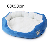 HKM-347731 Small Pet Bed in Soft Fleece Material for Puppies and Kittens - 50x40 cm