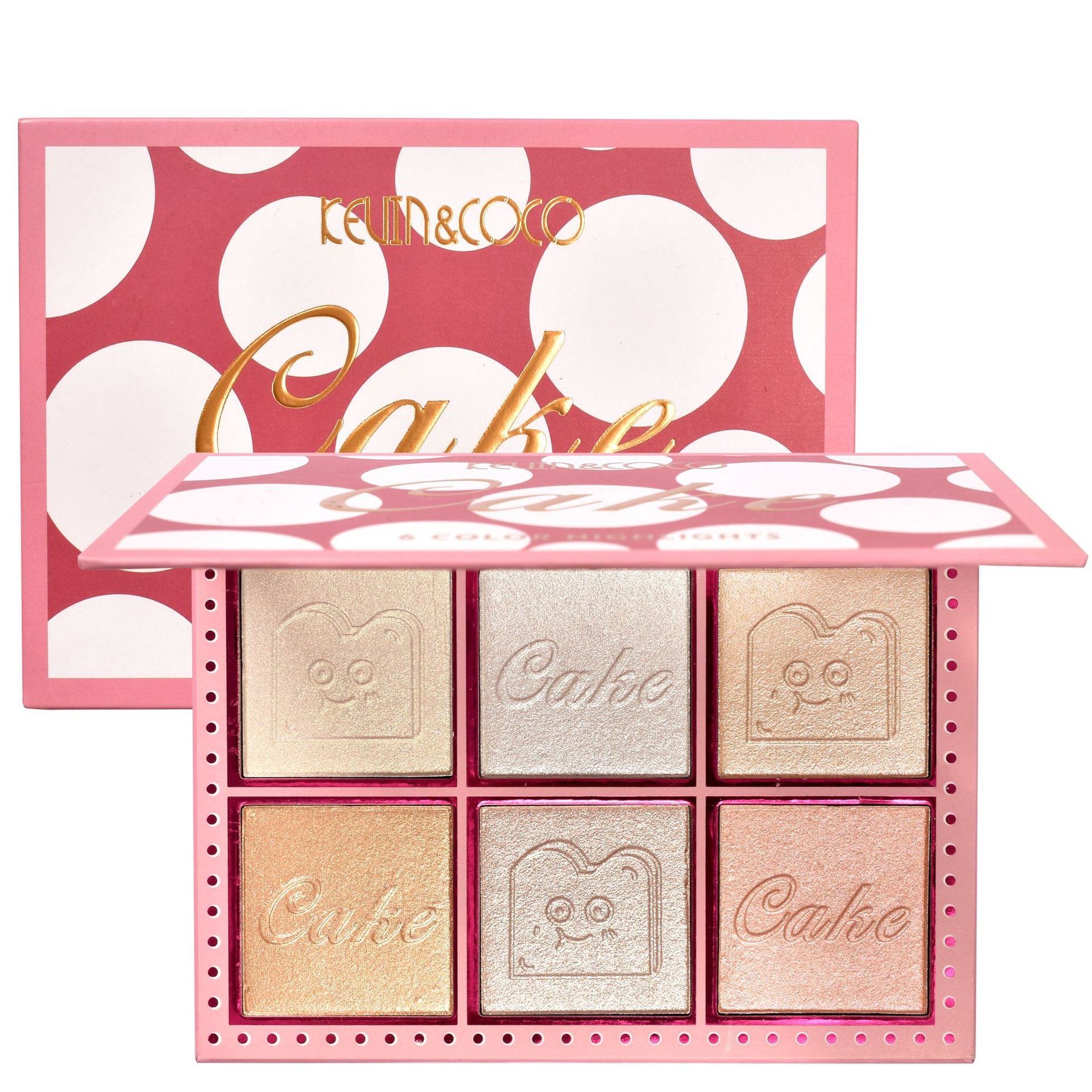 HKM-683539 6 Color Highlight Bubble Palette for Festival & Everyday Use