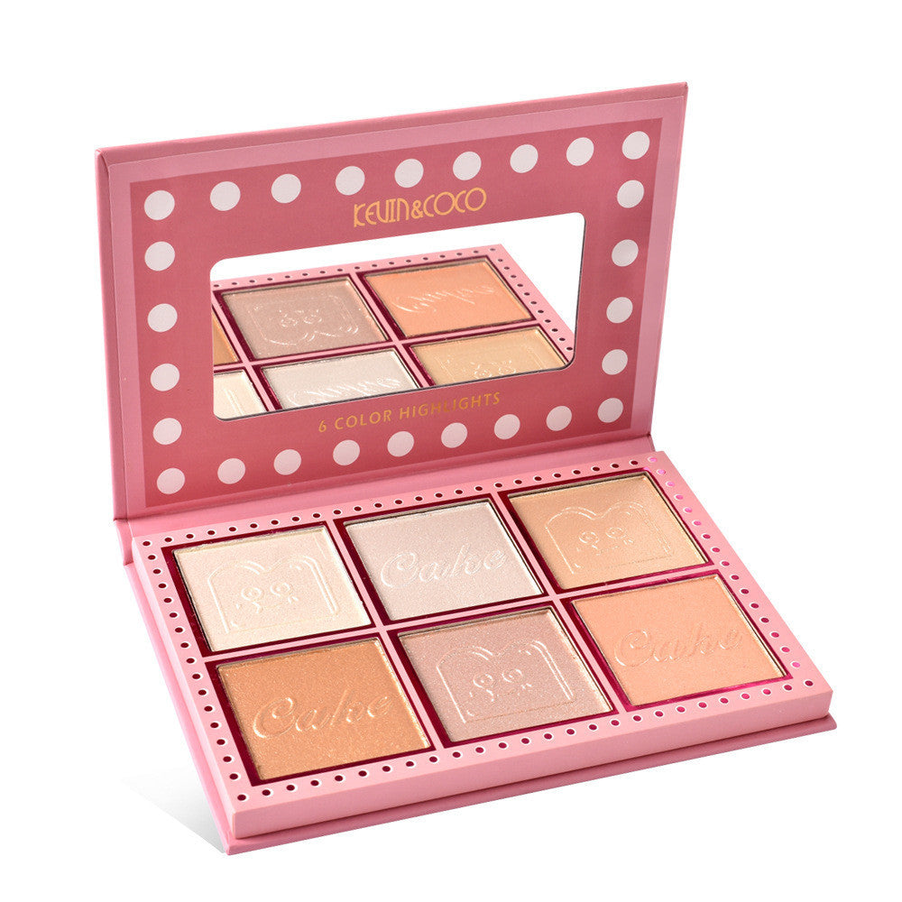 HKM-683539 6 Color Highlight Bubble Palette for Festival & Everyday Use