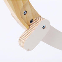 HKM-761683 Wooden Cat and Small Dog Pet Nest with Cushioned Pads and Anti-Slip Design