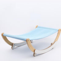 HKM-761683 Wooden Cat and Small Dog Pet Nest with Cushioned Pads and Anti-Slip Design