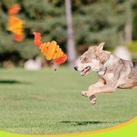 HKM-273491 Dog Ball and Rope Toy for Large Dogs, Durable Silicone Chew Toy with Interactive Food Dispenser, Safe and Hygienic Design for Play and Training