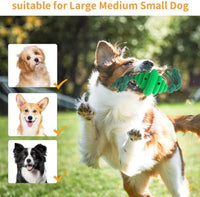 HKM-273491 Dog Ball and Rope Toy for Large Dogs, Durable Silicone Chew Toy with Interactive Food Dispenser, Safe and Hygienic Design for Play and Training