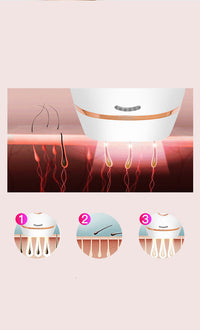 HKM-640403 Universal Portable Hair Removal Device for Ladies with Quartz Light Technology