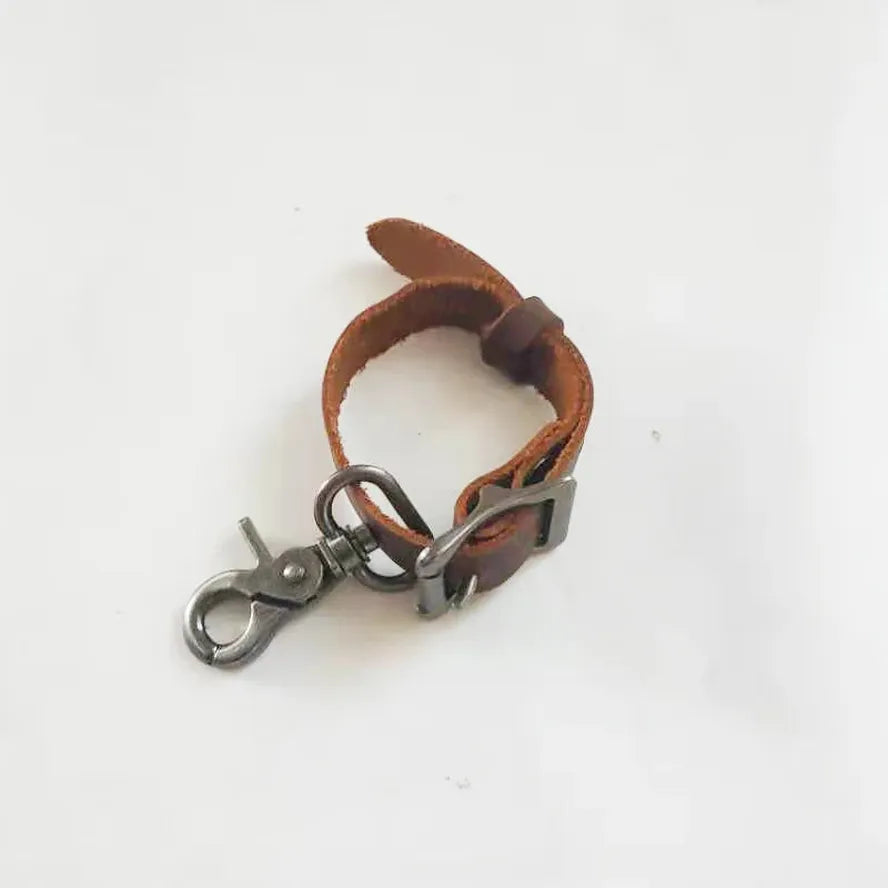 KTX-598547 Wear-Resistant Leather Belt Strap for Motorcycle and Bicycle Bags