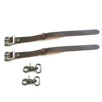 HKM-598547 Wear-Resistant Leather Belt Strap for Motorcycle and Bicycle Bags
