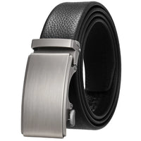 HKM-506835 Adjustable Casual Self-Buckle Belt for Men in Black