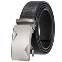 HKM-506835 Adjustable Casual Self-Buckle Belt for Men in Black