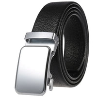 HKM-506835 Adjustable Casual Self-Buckle Belt for Men in Black