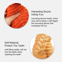 HKM-157395 Interactive Squeaky Plush Chew Toy for Small to Medium Pets