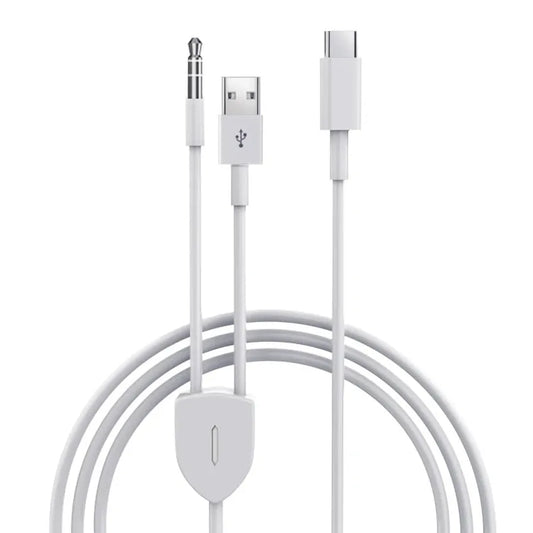 KTX-730899 Type-C to 3.5mm Audio and Charging Splitter Cable for Samsung, LG, Google, and iPad to Car Audio & Headphones