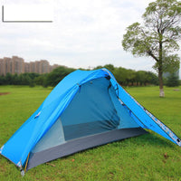 HKM-485907 Double-Layer Waterproof and Windproof Single Tent for Outdoor Adventures