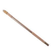 HKM-659347 Hand Woven Long Straight Hair Extensions with Bangs - Metal Copper Crochet Hook, 15cm