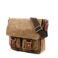 HKM-614355 Large Capacity Motorcycle Side Bag Thickened Canvas Luggage with Zipper Closure