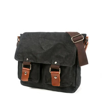 HKM-614355 Large Capacity Motorcycle Side Bag Thickened Canvas Luggage with Zipper Closure