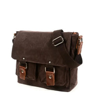HKM-614355 Large Capacity Motorcycle Side Bag Thickened Canvas Luggage with Zipper Closure
