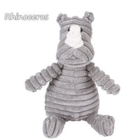 HKM-451155 Animal Plush Toy for Dogs with Molar Teeth Cleaning Function and Squeaker Sound