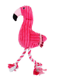 HKM-451155 Animal Plush Toy for Dogs with Molar Teeth Cleaning Function and Squeaker Sound