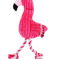 HKM-451155 Animal Plush Toy for Dogs with Molar Teeth Cleaning Function and Squeaker Sound