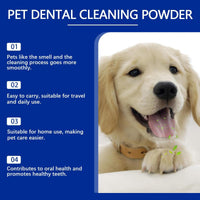 HKM-252947 Dog Tooth Cleaning Powder for Tartar Removal and Breath Freshening
