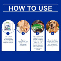 HKM-252947 Dog Tooth Cleaning Powder for Tartar Removal and Breath Freshening