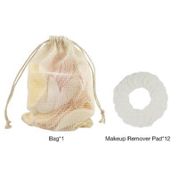 HKM-655571 Bamboo Cotton Remover Pads - Double Velvet, 8cm Regular Size