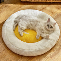 HKM-914835 Universal Cat Bed and Sleeping Mat for All Seasons - Comfortable Nest for Small and Medium Pets