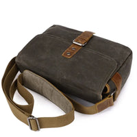 HKM-843731 Waterproof Oil Wax Canvas DSLR Camera Bag - Retro Style Microsingle Shoulder Bag